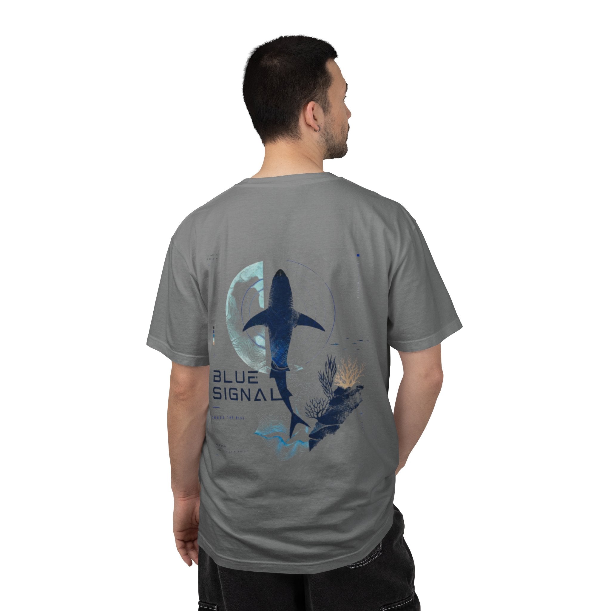 Nexora T-Shirt — 'Blue Signal'