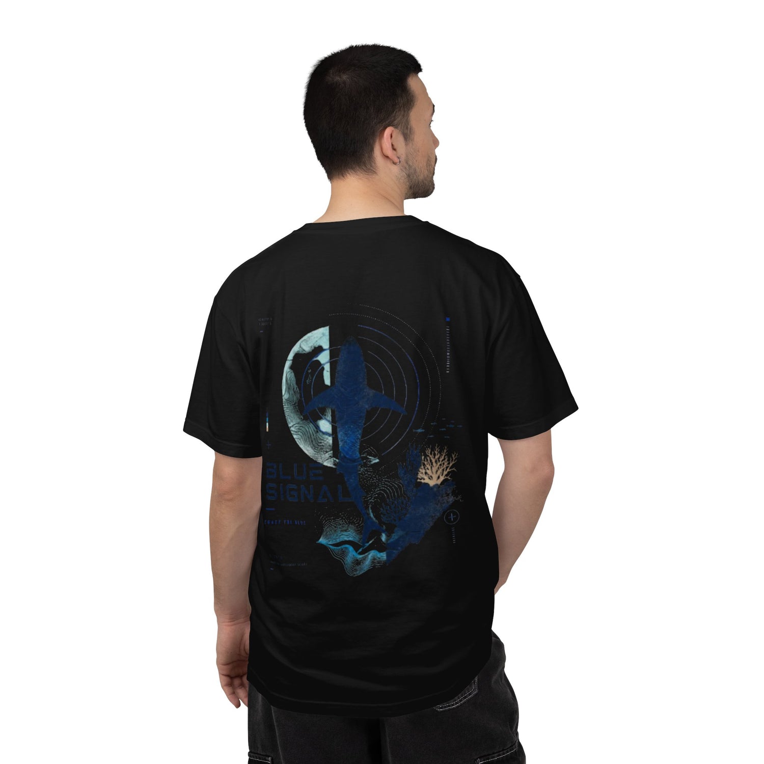 Nexora T-Shirt — 'Blue Signal'