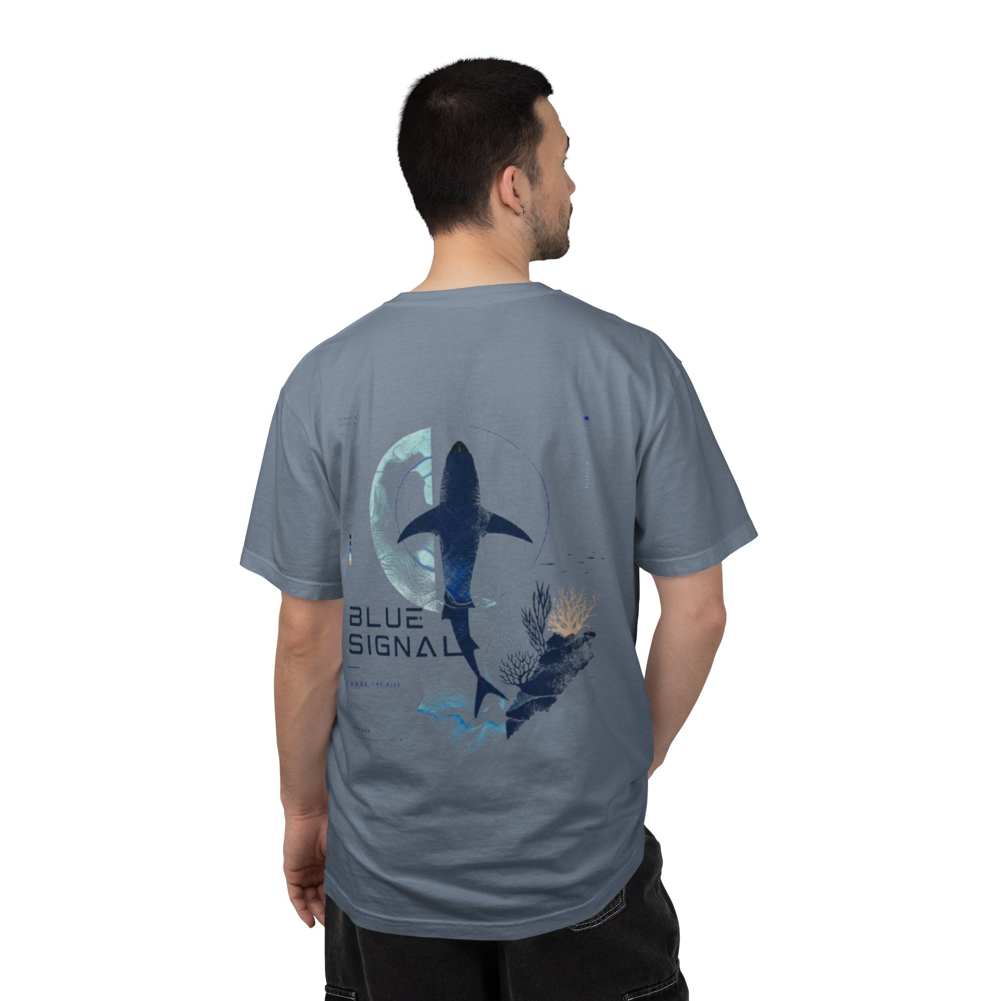 Nexora T-Shirt — 'Blue Signal'