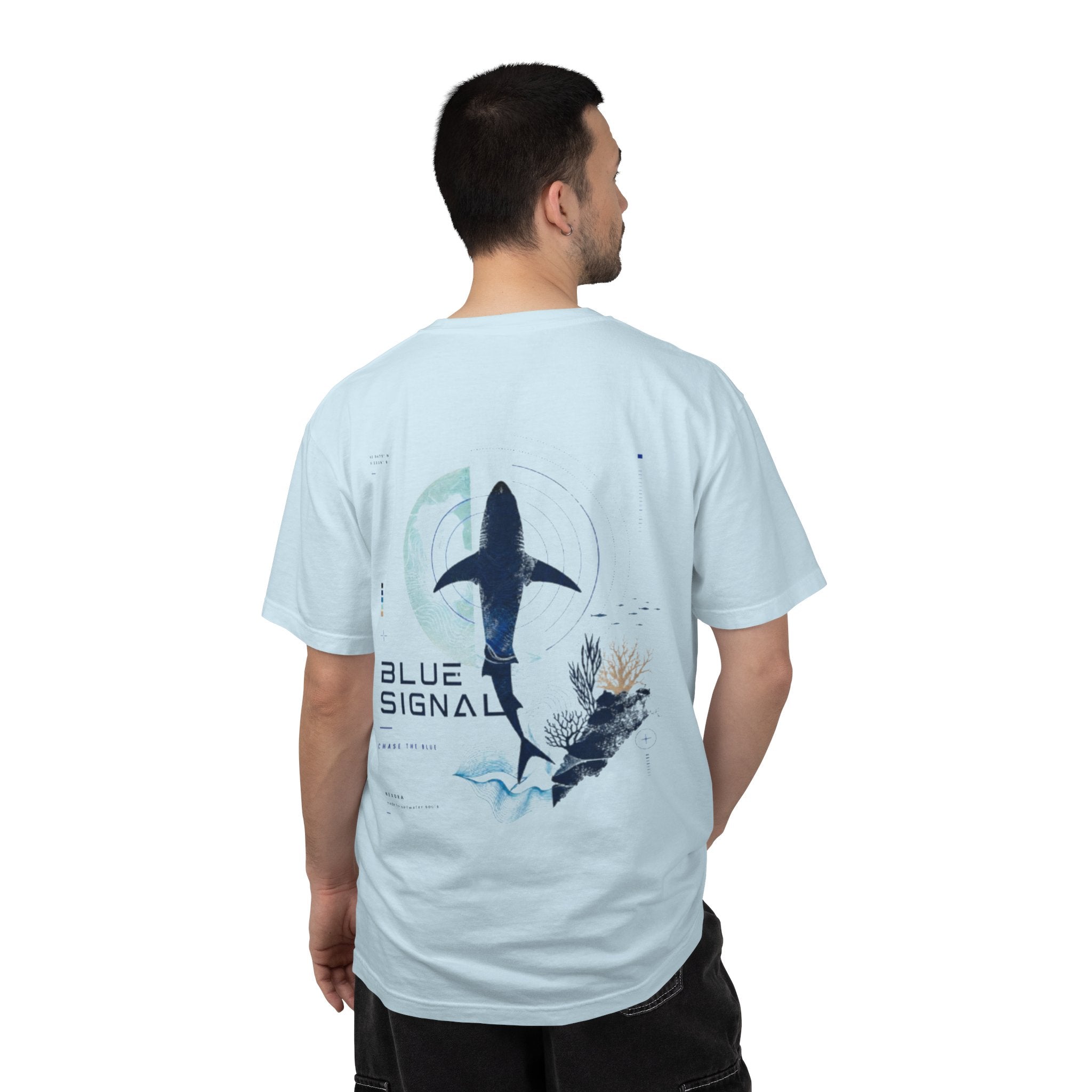 Nexora T-Shirt — 'Blue Signal'