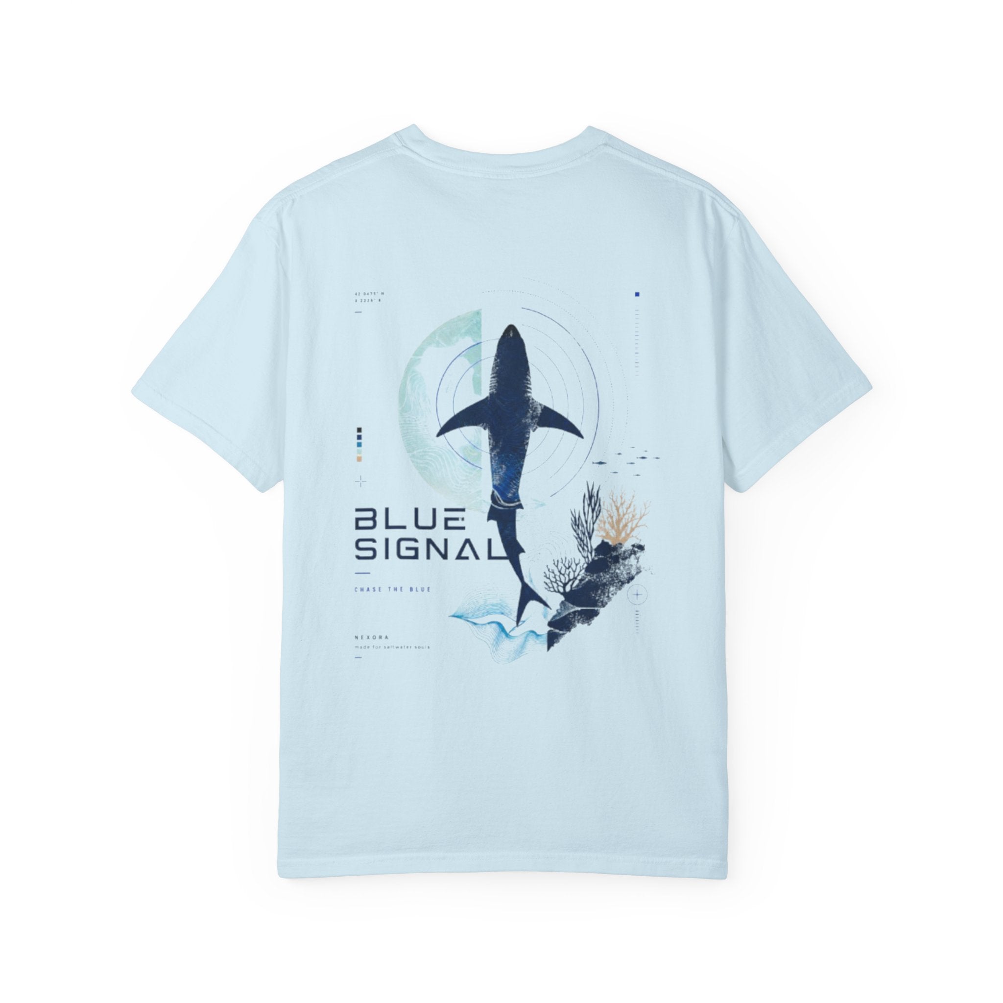 Nexora T-Shirt — 'Blue Signal'